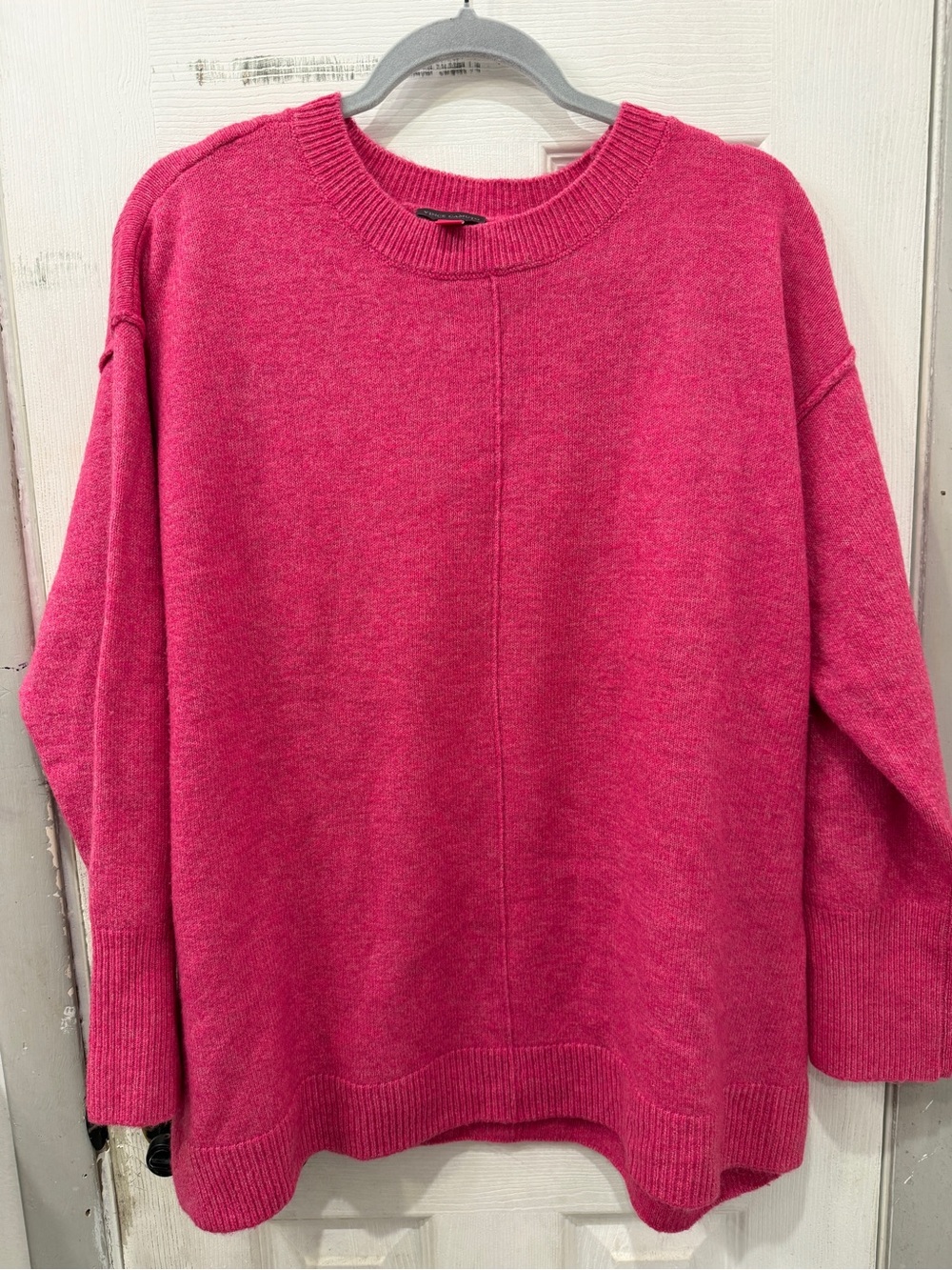 Vince Camuto Bright Pink Crewneck Sweater